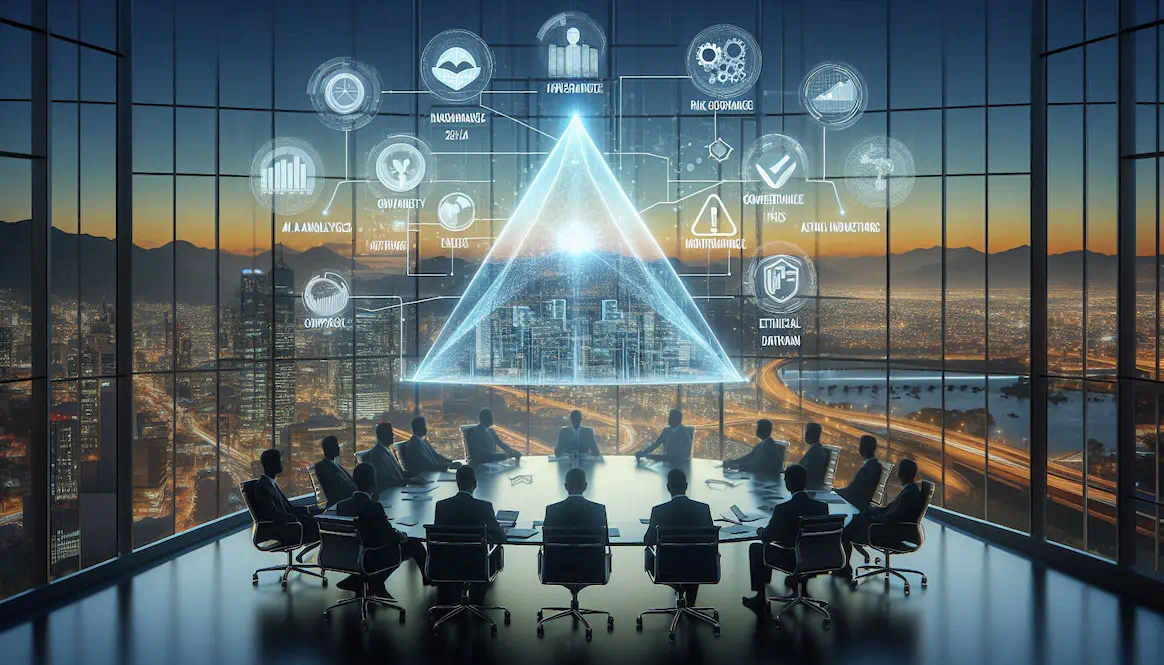 Gobernanza del Riesgo 2026 en Guatemala integrando inteligencia artificial, ética de datos y seguridad y salud ocupacional bajo enfoque estratégico.