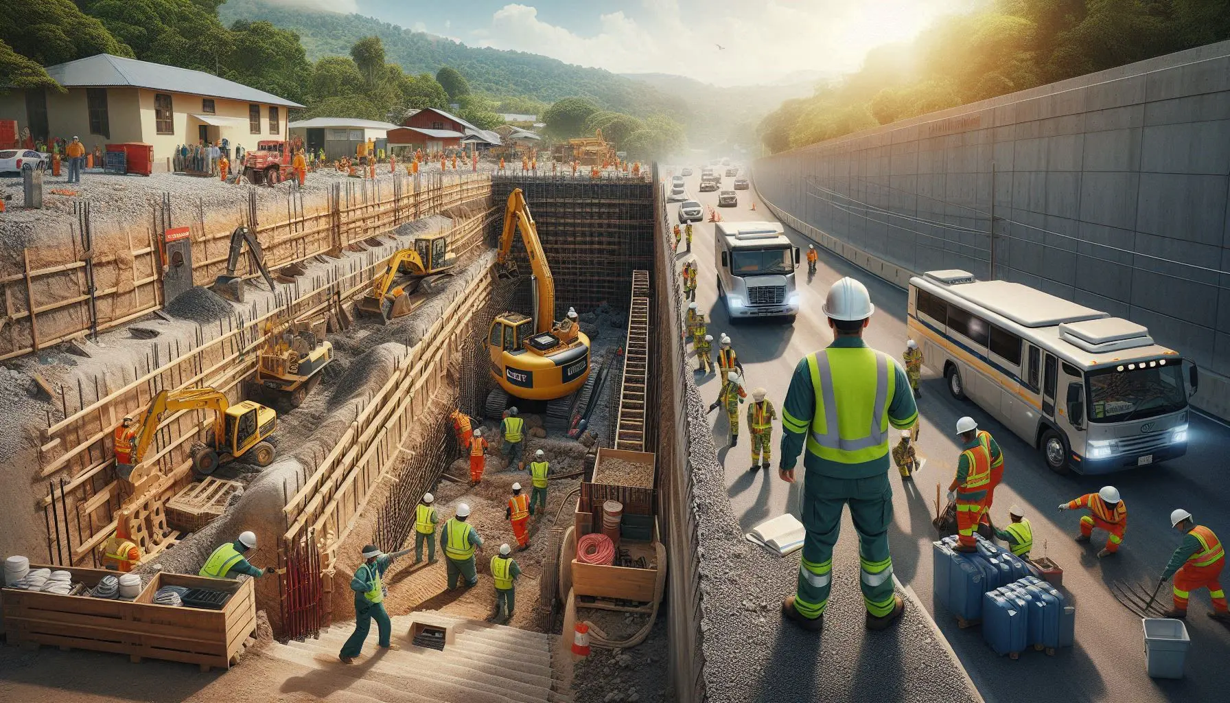 Seguridad y salud ocupacional en Guatemala aplicada en construcción y transporte seguro de personal con equipo de protección